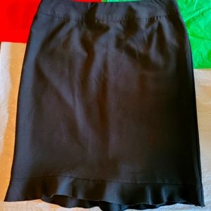 Black Knee Length Skirt Size 8